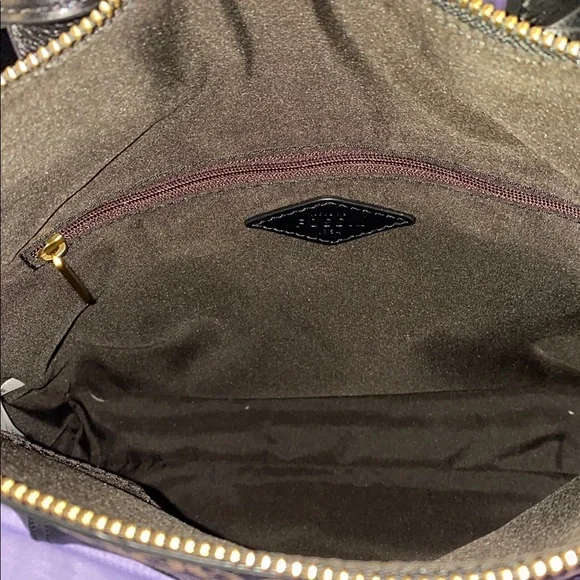 NWOT Fossil Black and Brown Women's Bag - Picture 8 of 11